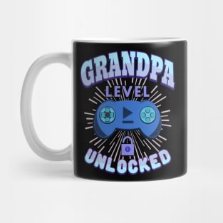 Grandpa Level Unlocked Gaming Dad Mug